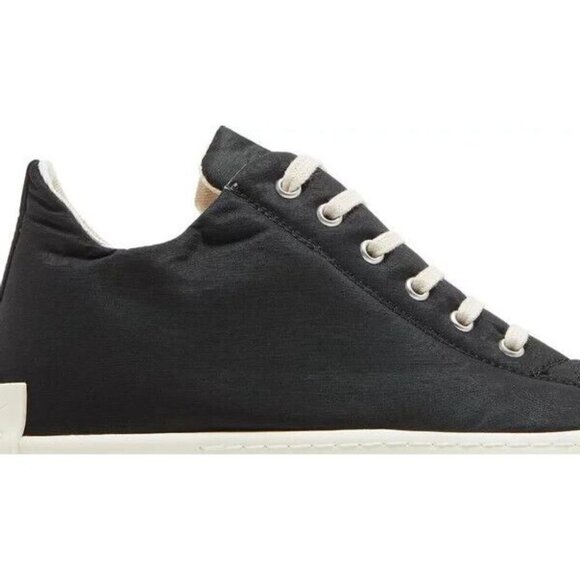Rick Owens DRKSHDW License Plate Strobe Low Sneaks Black Size 40.5 M7.5 W10.5 - Picture 4 of 16